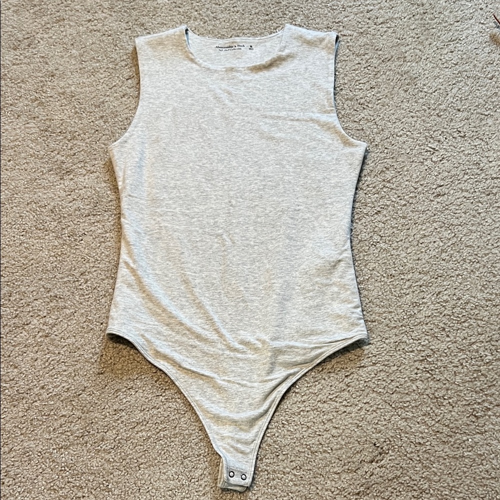 Abercrombie & Fitch Light Gray Bodysuit